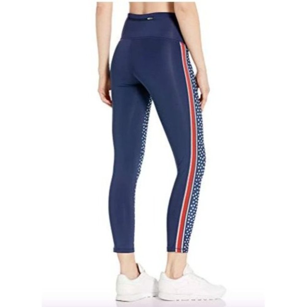 Champion Women's Sport High-Rise Tight C Dot Print Scatter/Athletic Navy Small - Picture 5 of 15